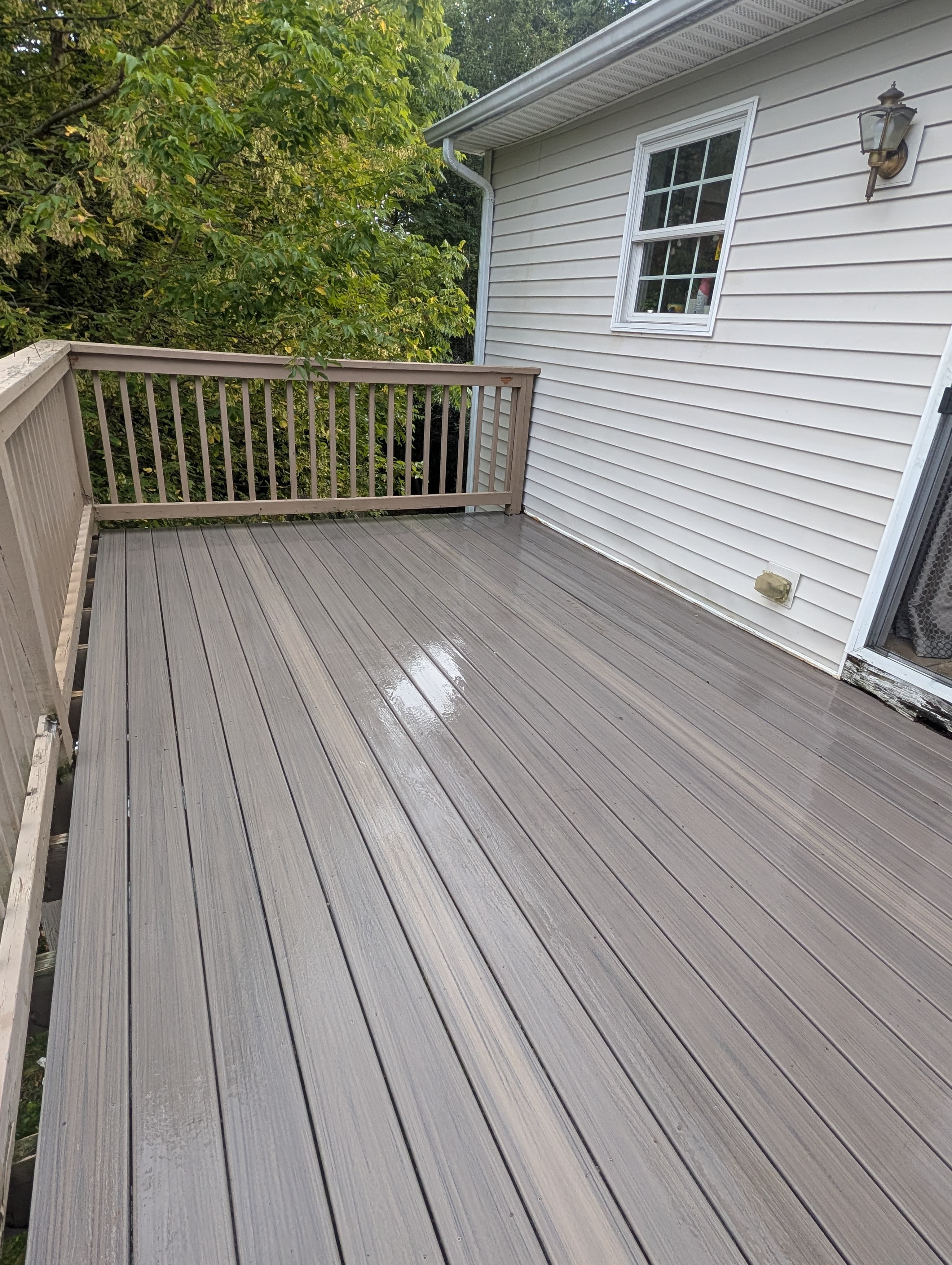 Deck Washing - After
